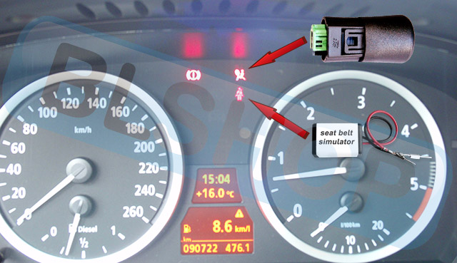 Bmw e38 airbag warning light